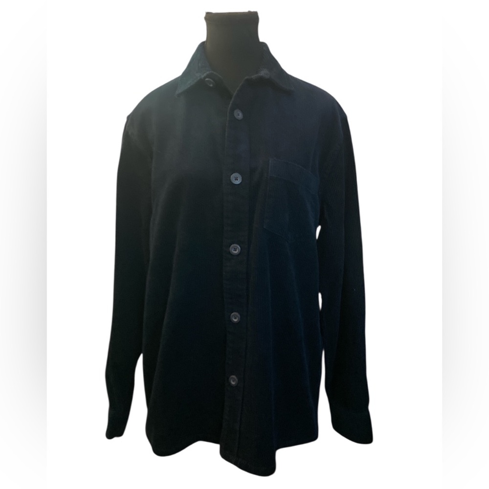 Express Blue Lightweight Shirt Jacket M EUC